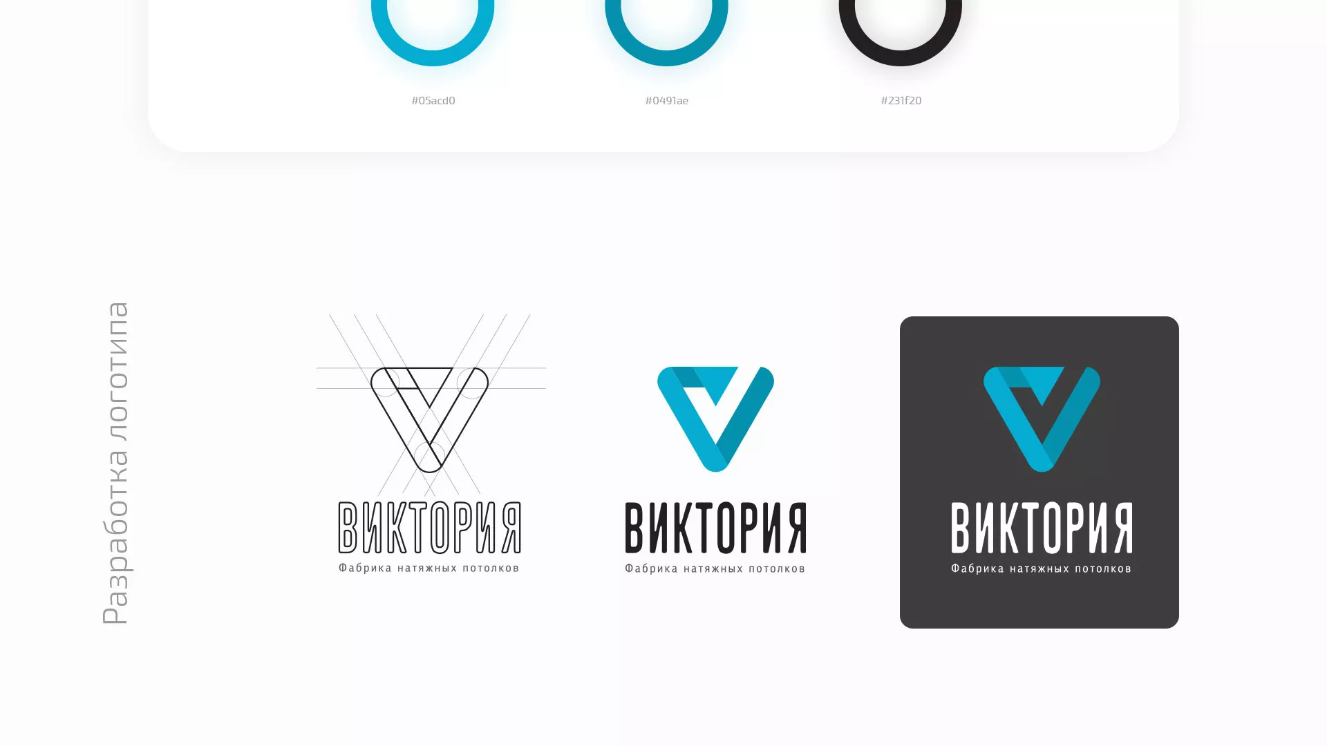 Разработка фирменного стиля компании по продаже и установке натяжных потолков в Южно-Сухокумске